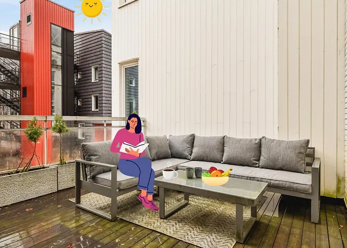 Dinbnb Apartments I 78Sqm For The Family I Balcony & Near The Sea
