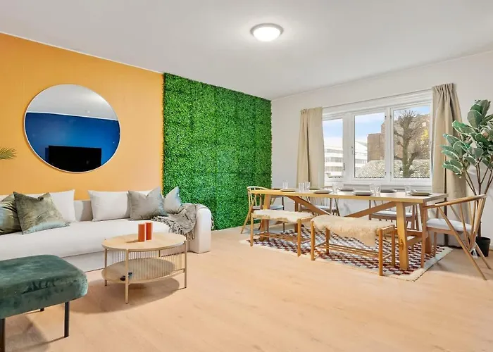 Dinbnb Apartments L Free Parking L 5 Min From Torget L Nearby Coast I Newly Furnished