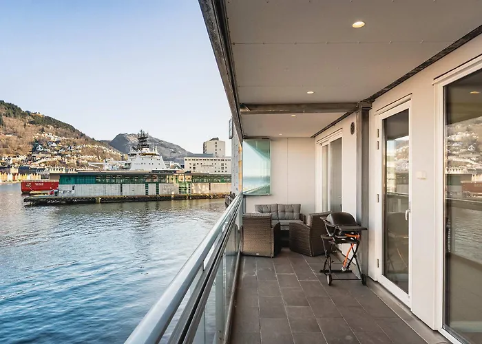 Dinbnb Apartments L 250M To Bryggen I Rooftop I Spacious Luxury Apt