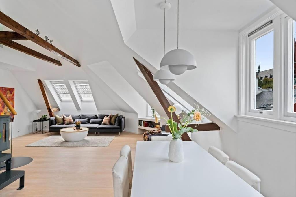 Apartment Nydelig Toppleilighet Med Terrasse Midt I Sentrum *