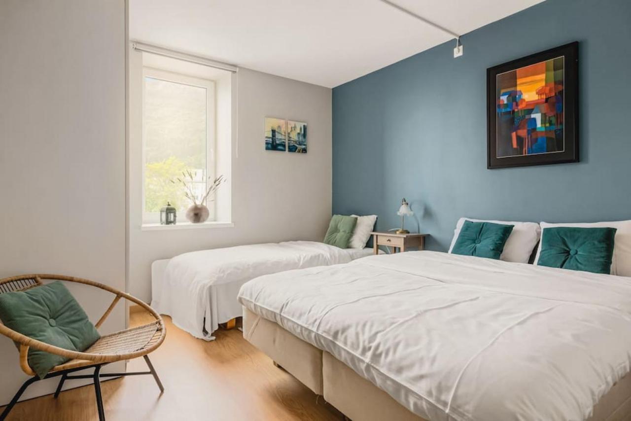 Lägenhet Dinbnb I Roof Terrace & Laundry In Sandviken Bergen