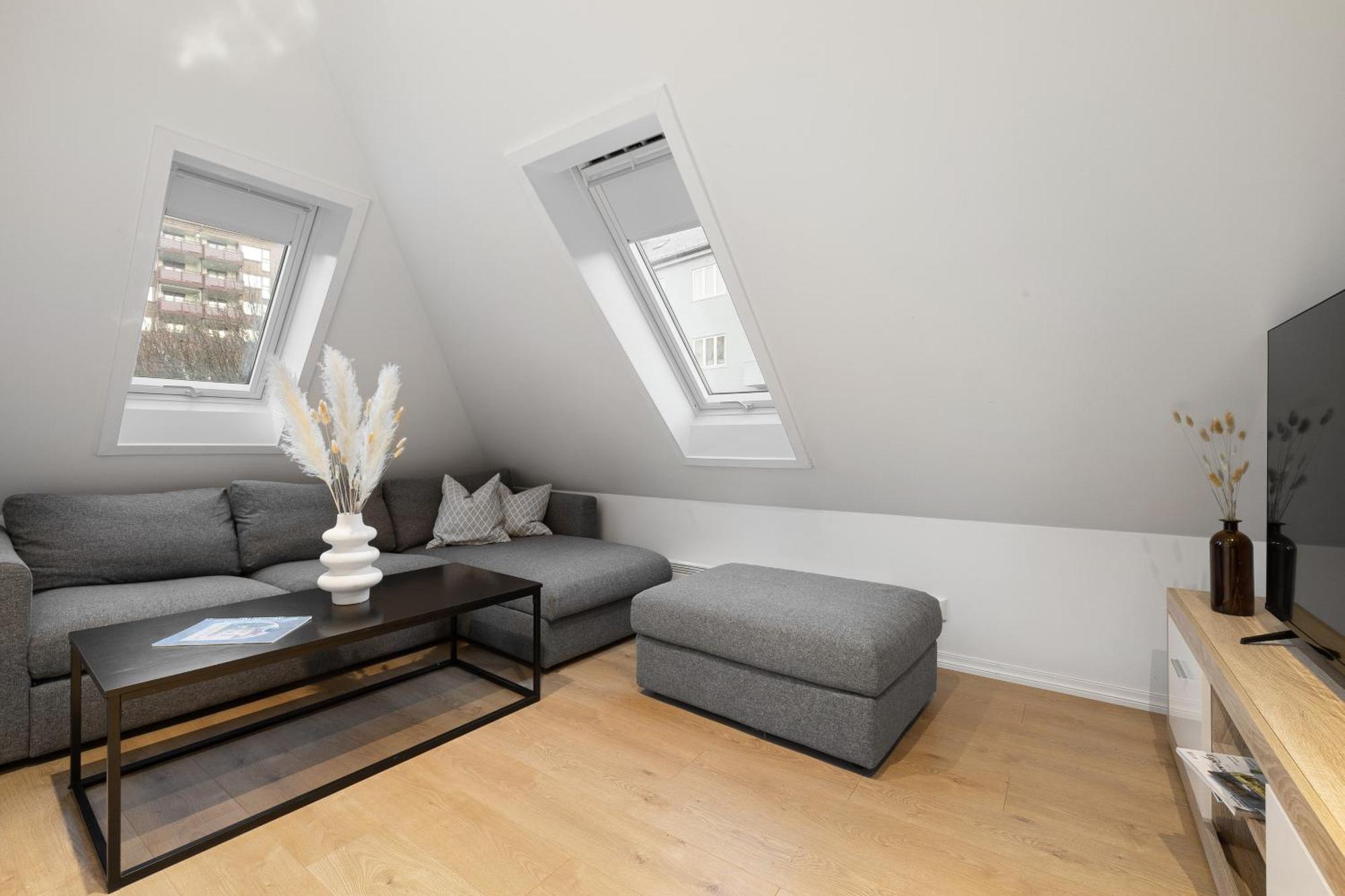 Modern Penthouse With A View - Behind Bryggen Apartment Bergen
