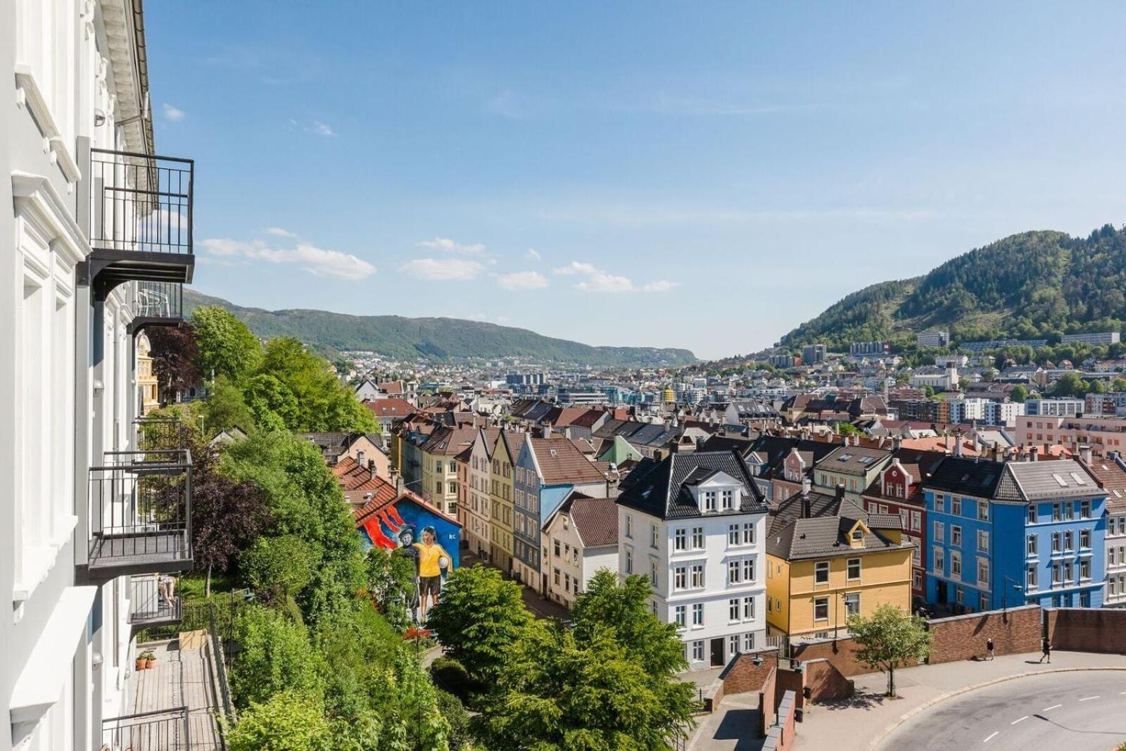 Modern With Panoramic View In Apartment Bergen