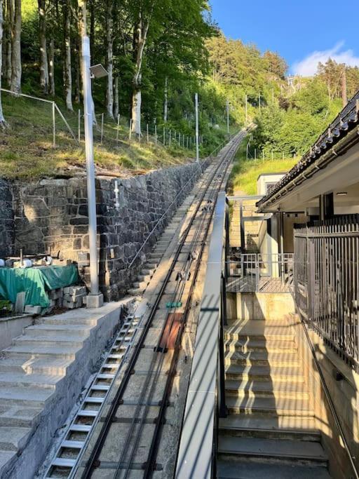 Near The Floibanen, Cable Car *
