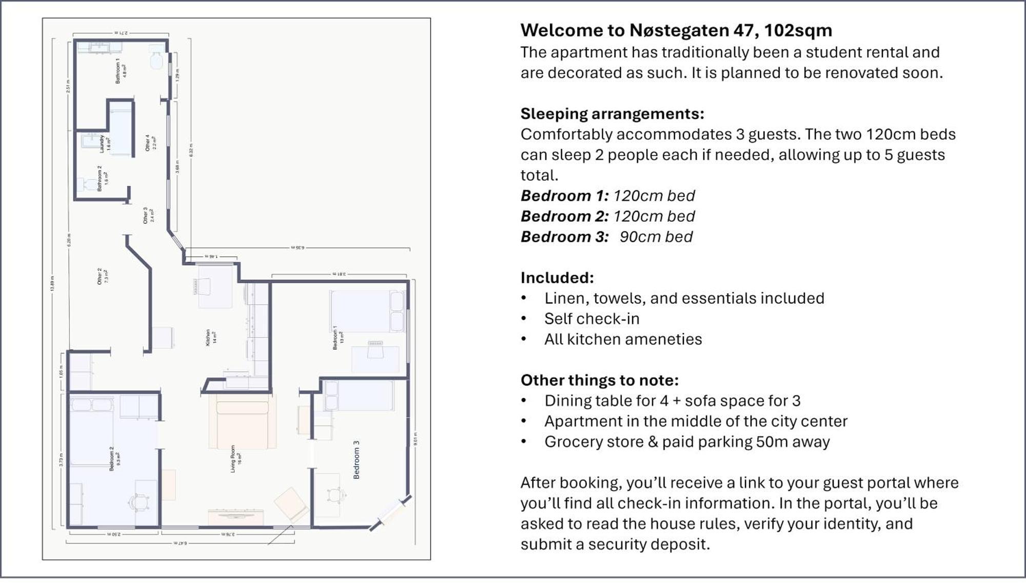 2ng47 - Cheap 3br Apartment *
