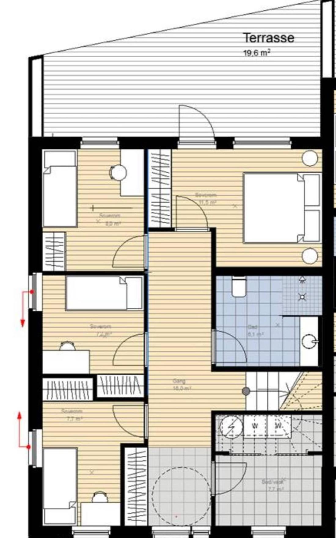 Apartment Familyhome For 8 People - 4 Bedrooms - 10min From Center