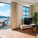 New! Sea Front Apt. With Terrace Above The Sea!