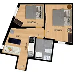 King Bed - Renovated 2024 - 2Br Behind Bryggen