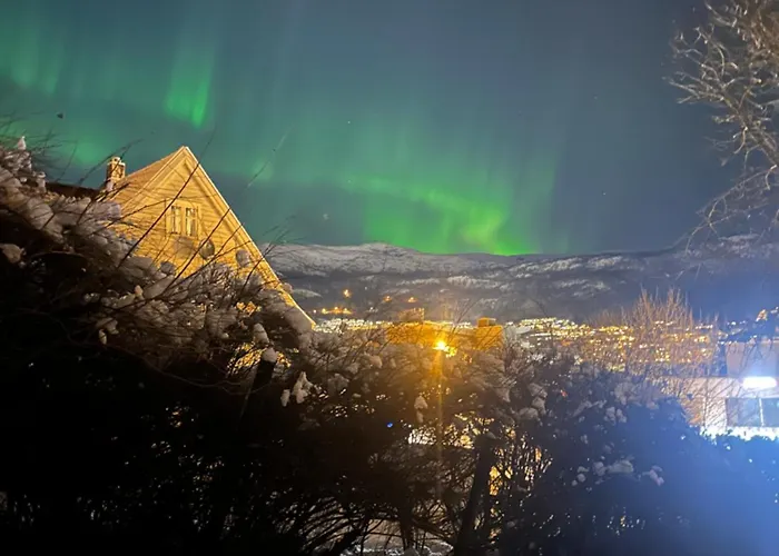 Leilighet Med Nydelig Utsikt Over Bergen