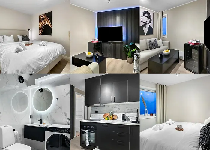 King Bed - Renovated 2024 - 2Br Behind Bryggen