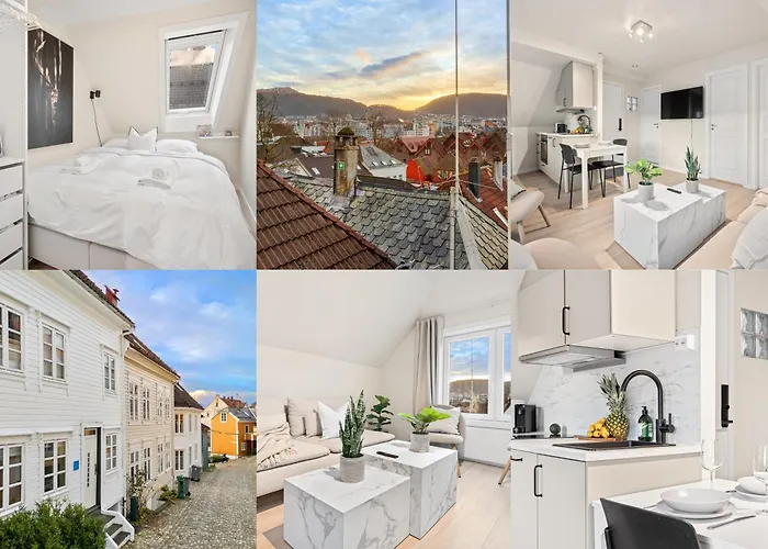 View To Bryggen - Renovated Dec 24 - Historic Cobblestone Street
