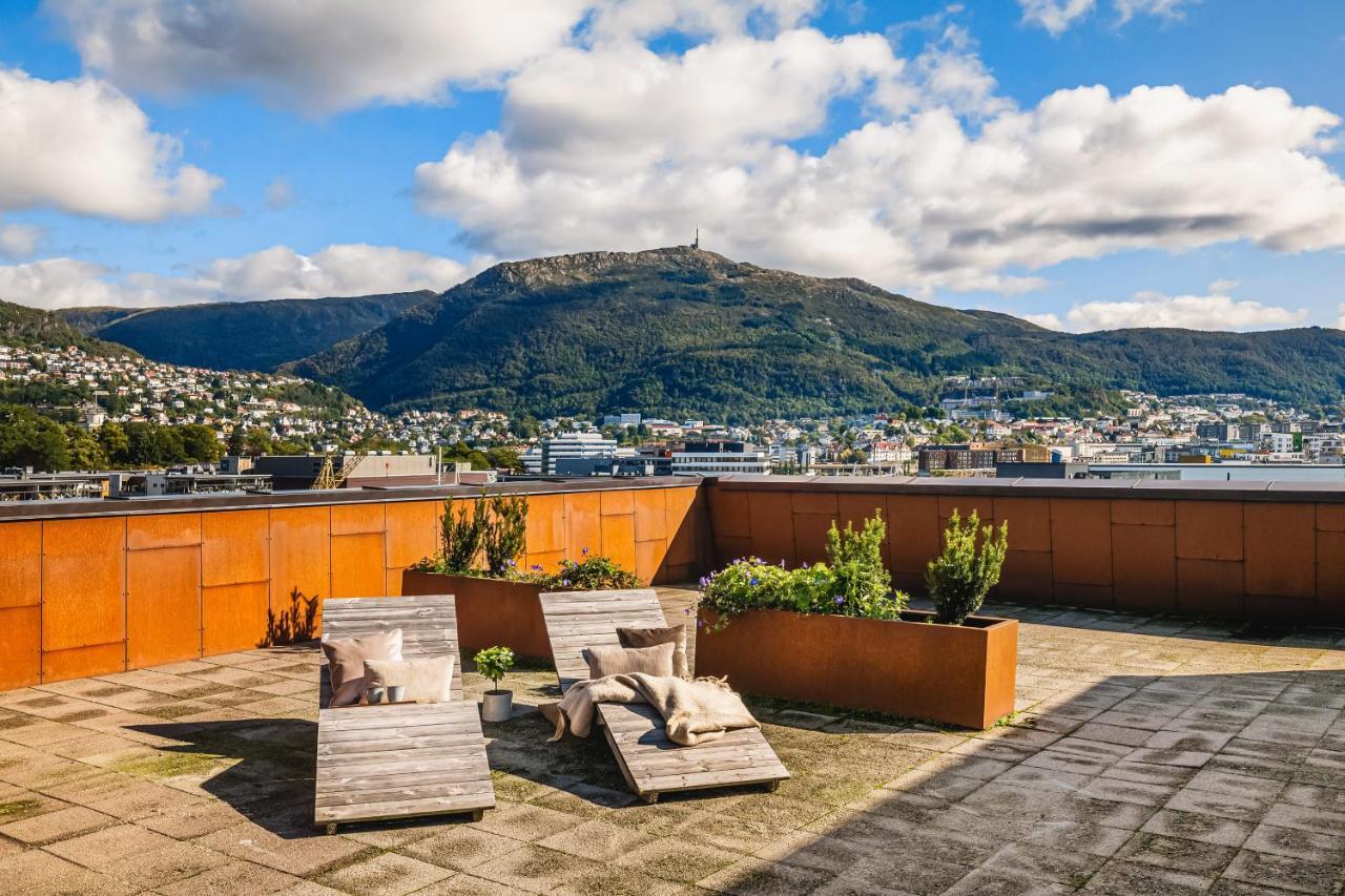 I Topp Etasje Med Flott Stor Felles Takterrasse * Bergen