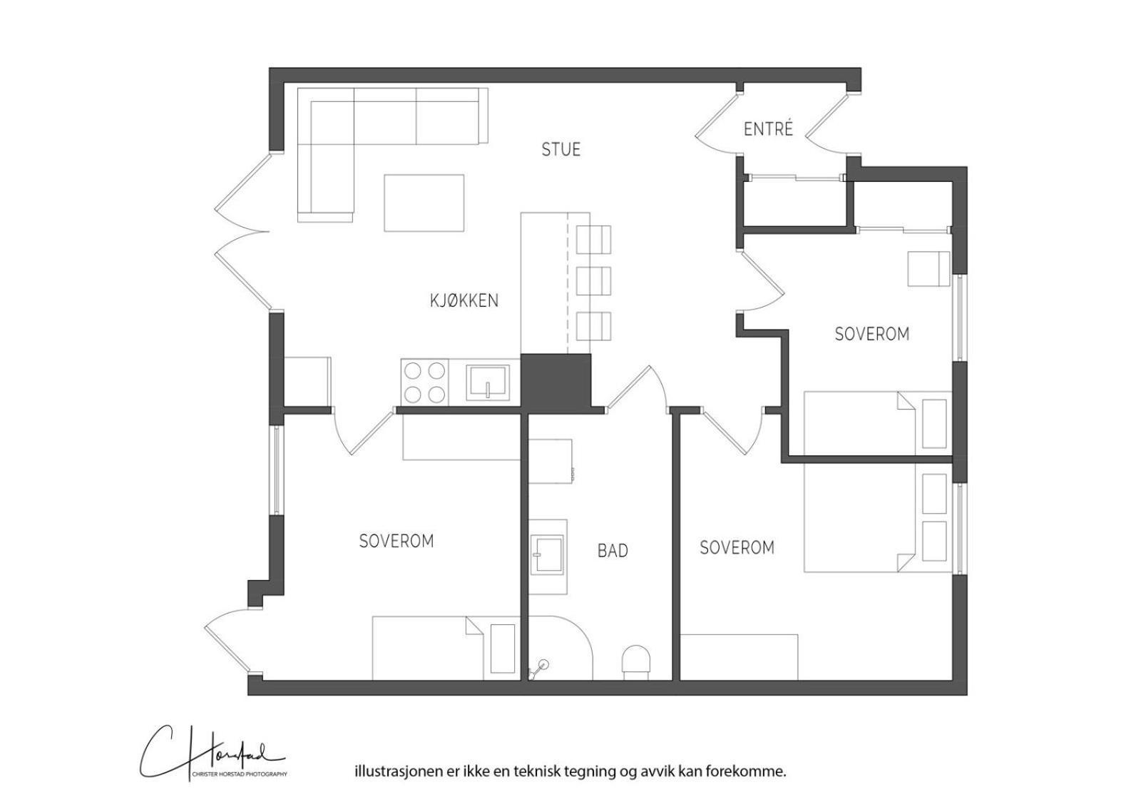 Appartement Koselig Leilighet Med Flott Beliggehet *