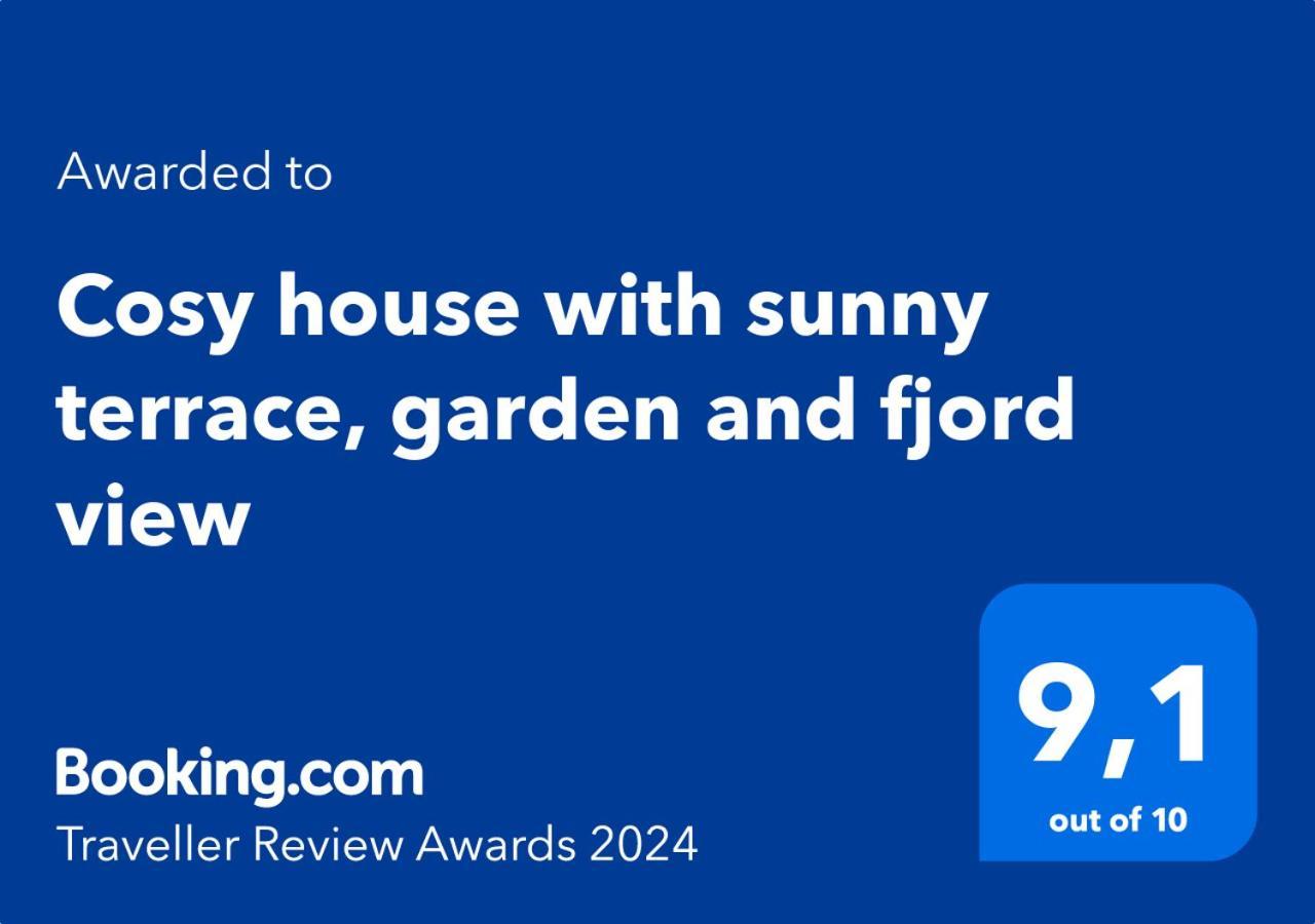 Cosy House With Sunny Terrace, Garden And Fjord View Holiday home