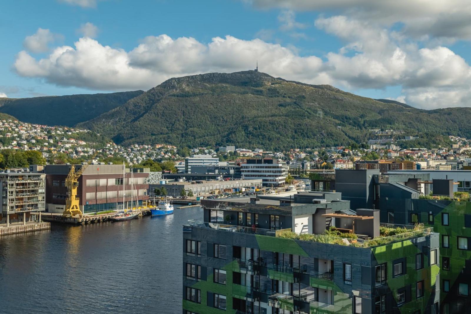 I Topp Etasje Med Flott Stor Felles Takterrasse