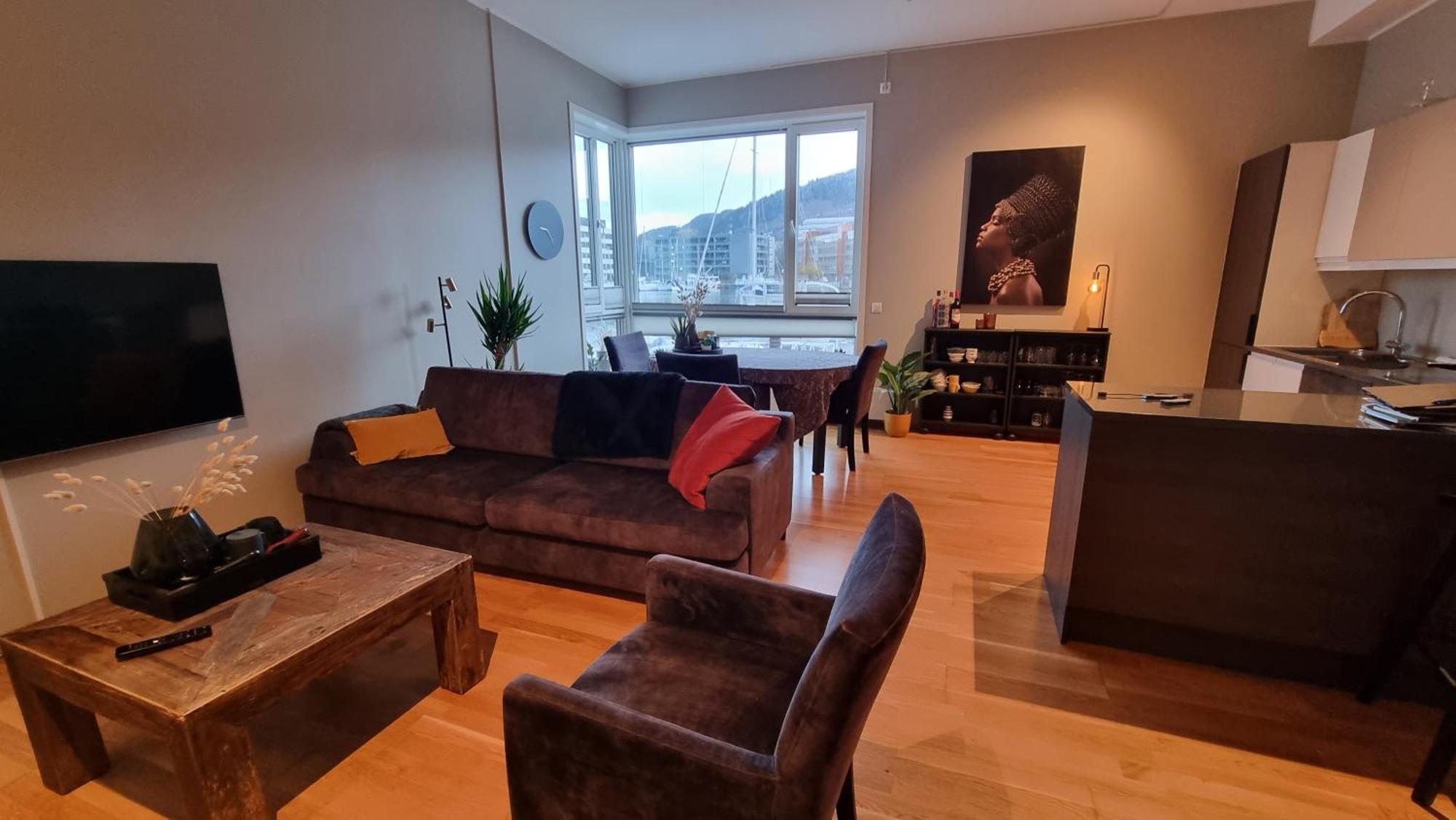 Căn hộ Byleilighet I Sjokanten M Terrasse