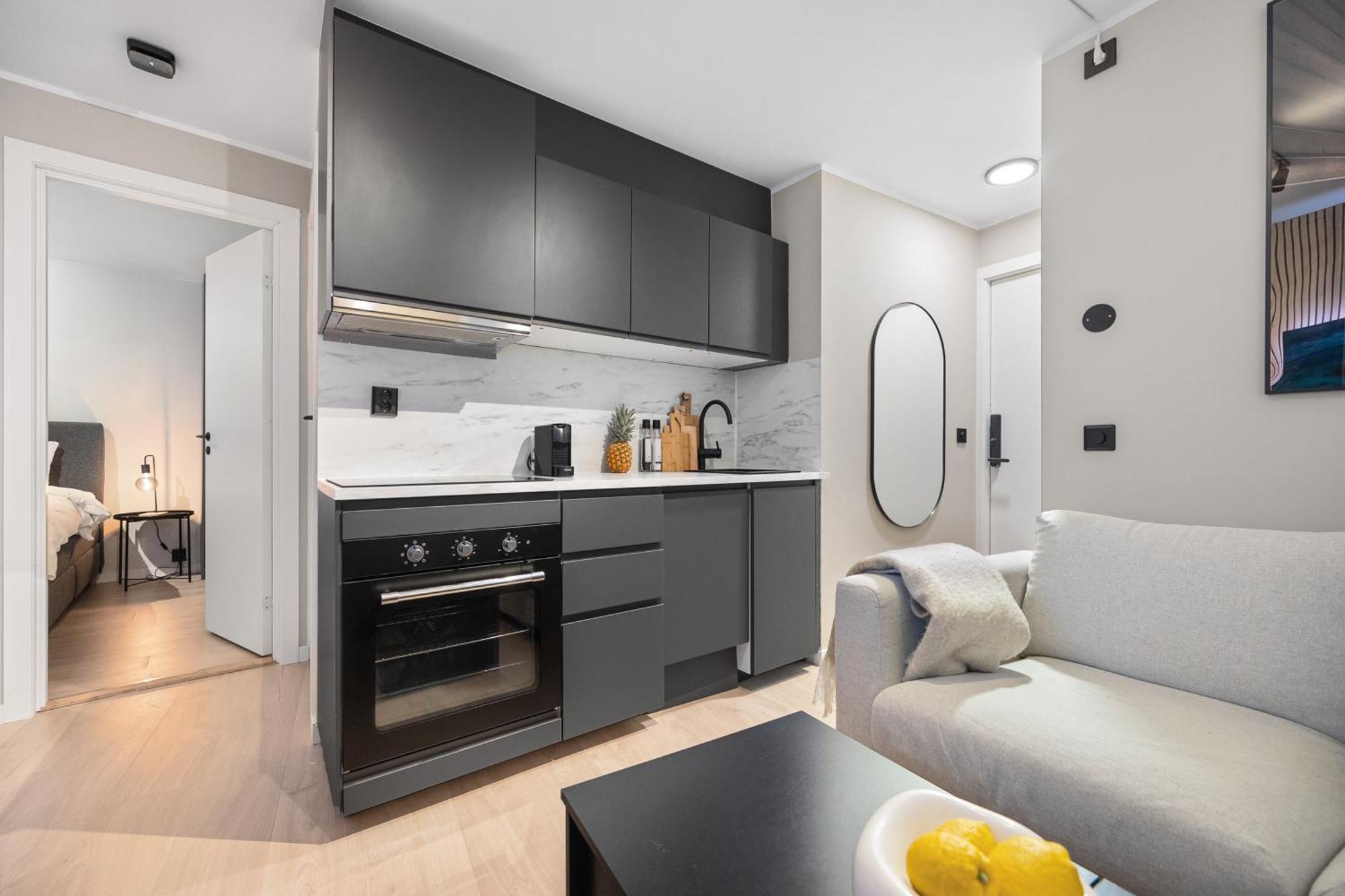 King Bed - Behind Bryggen - Renovated Des 23 Apartment *