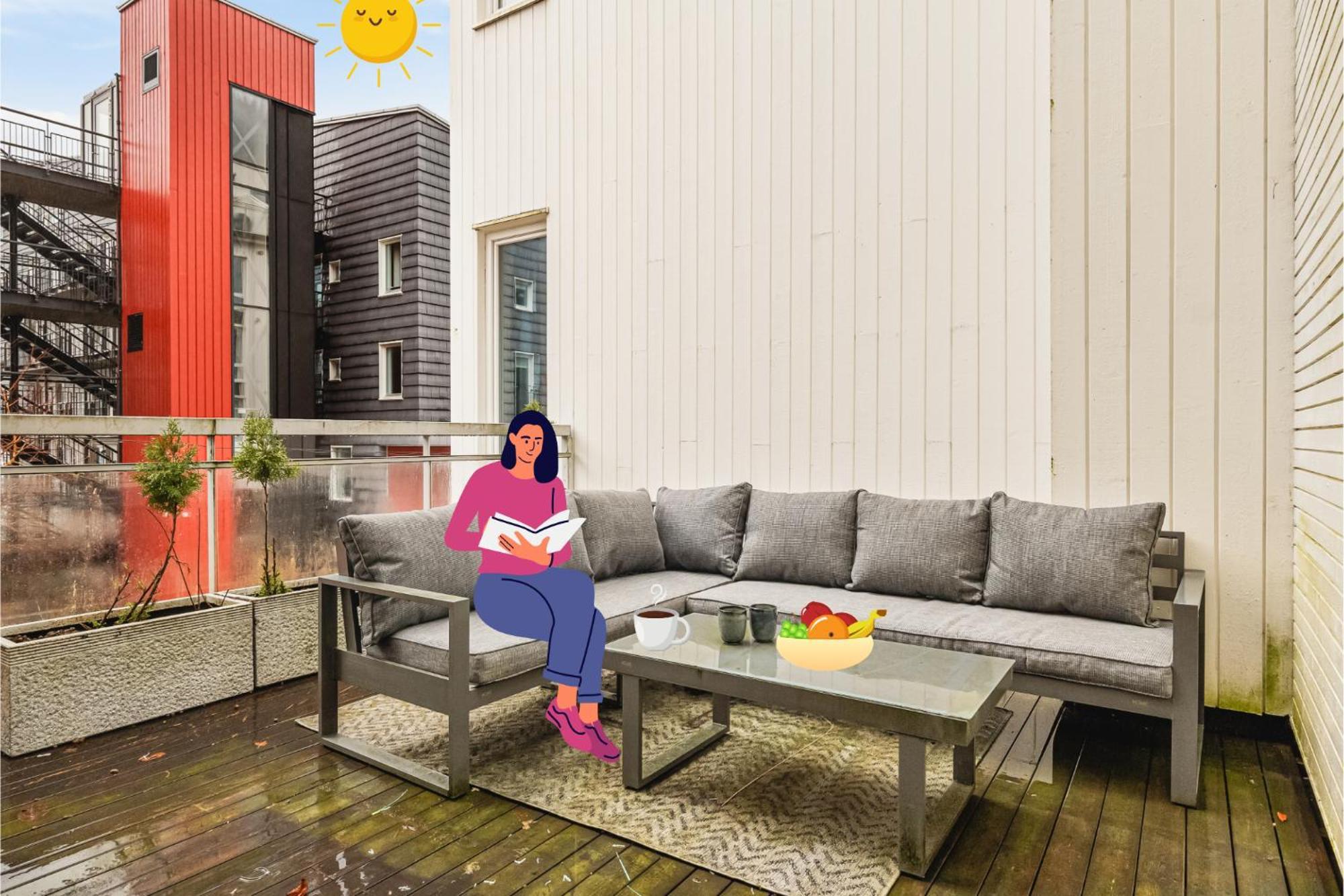 Apartment Dinbnb I 78sqm For The Family I Balcony & Near The Sea
