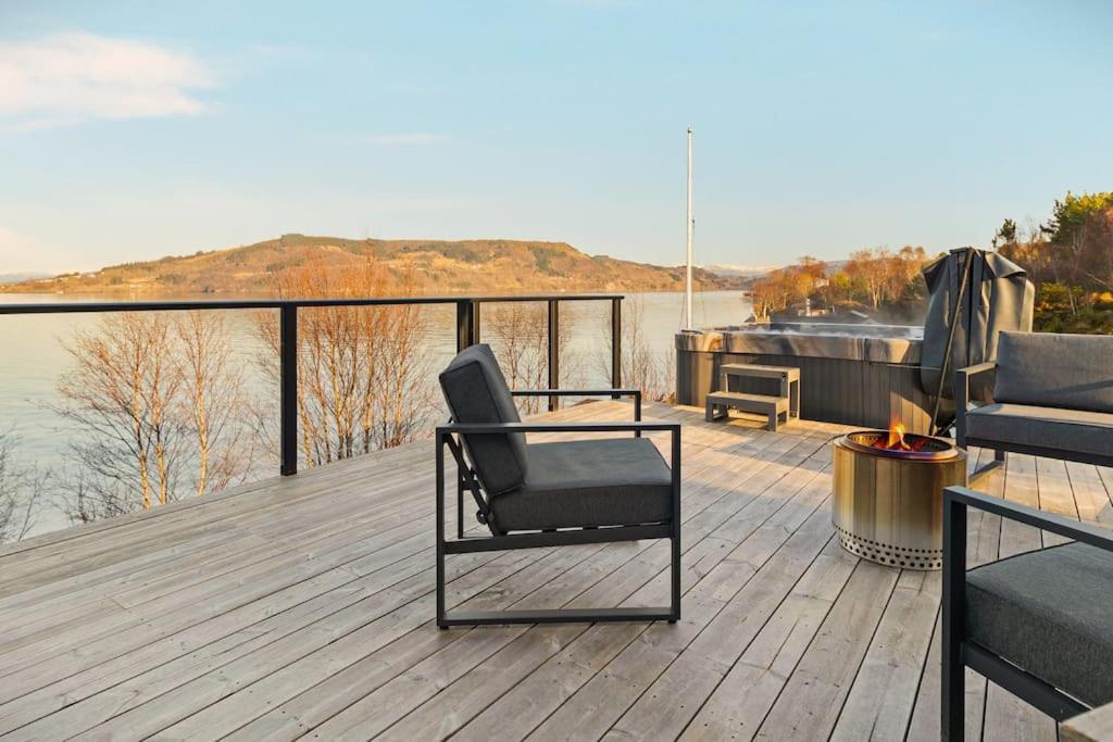 Moderne Med Fjordutsikt Og Spabad 25.min. Fra Sentrum