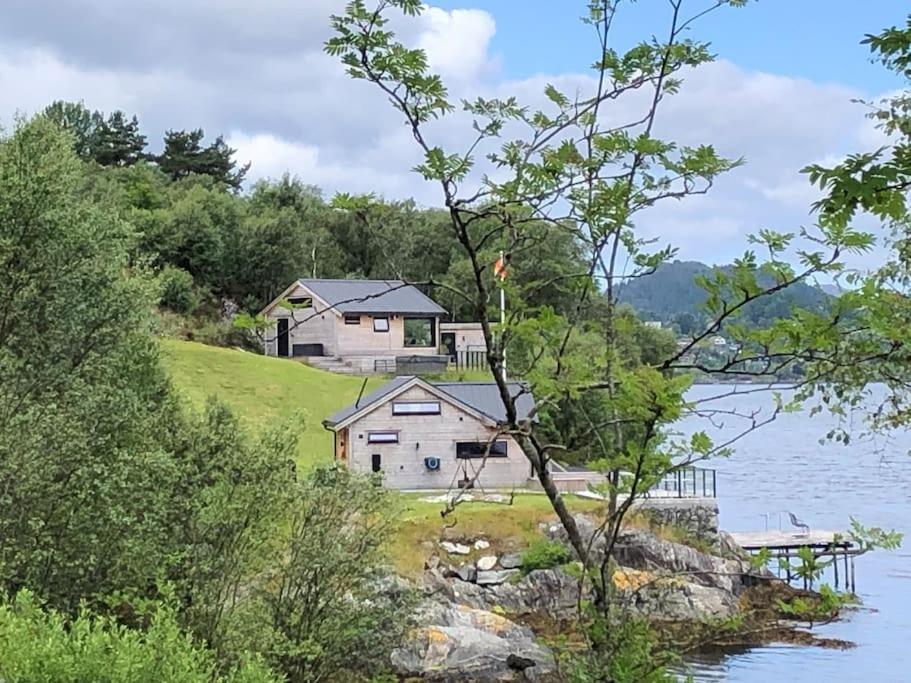 Moderne Med Fjordutsikt Og Spabad 25.min. Fra Sentrum Bergen