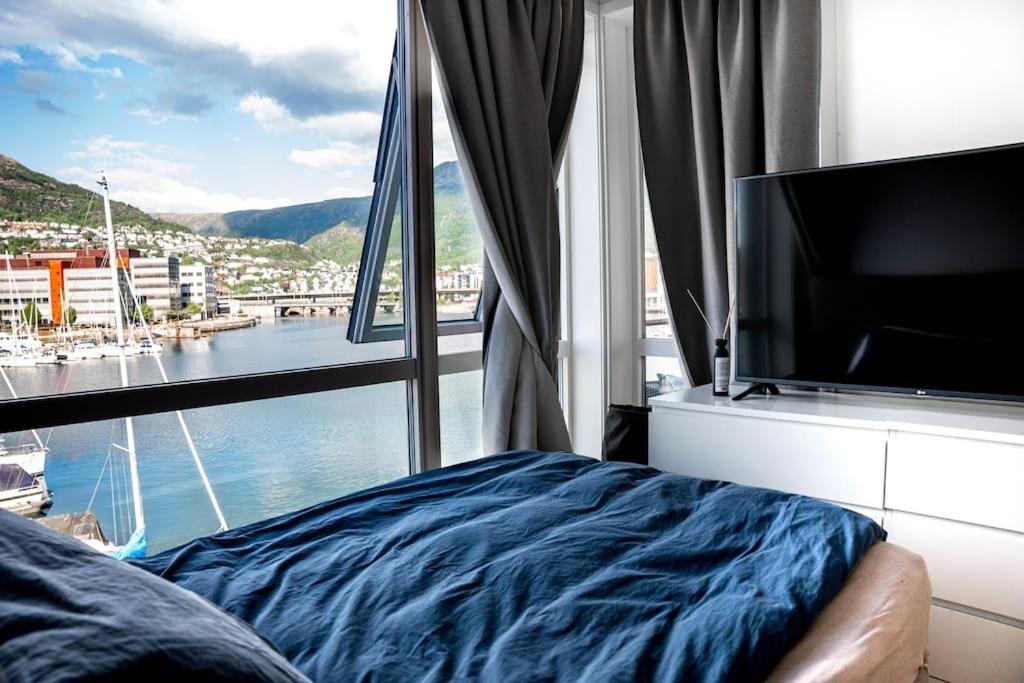 Modern Waterfront Apartamento Bergen