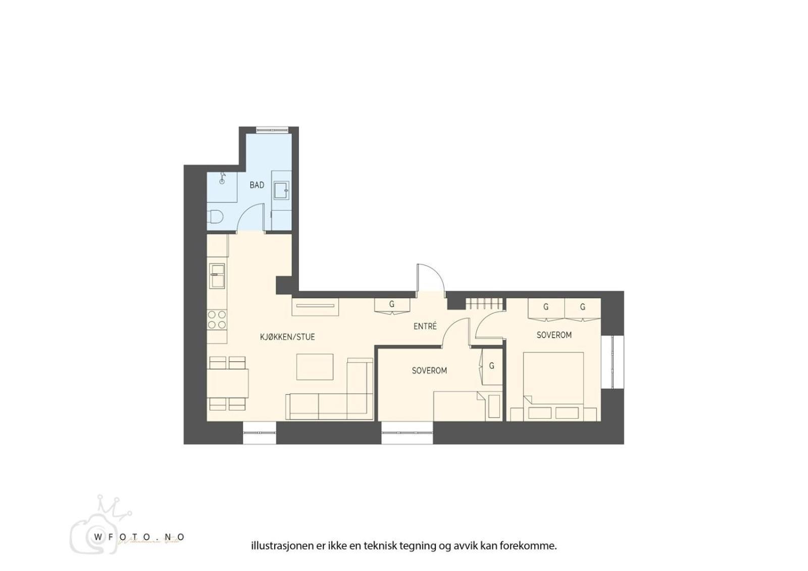 Apartment Brand New For Up To Six People *