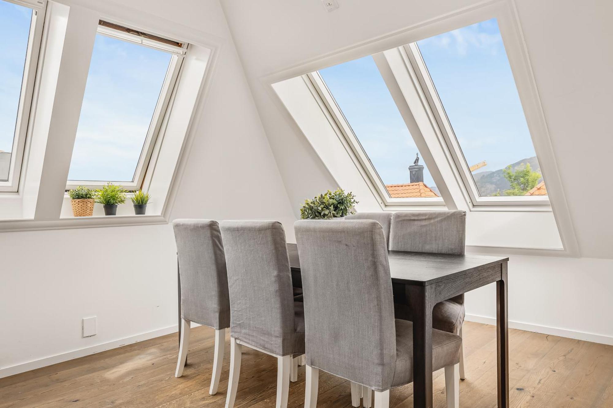 Dinbnb I Top-floor With 3x Workspaces I 350m To Harbour * Bergen
