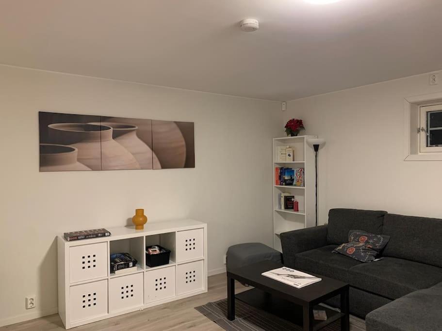 Apartment Moderne Og Fullt Utstyrt 3-rom Hageleilighet Sentrum Naer *
