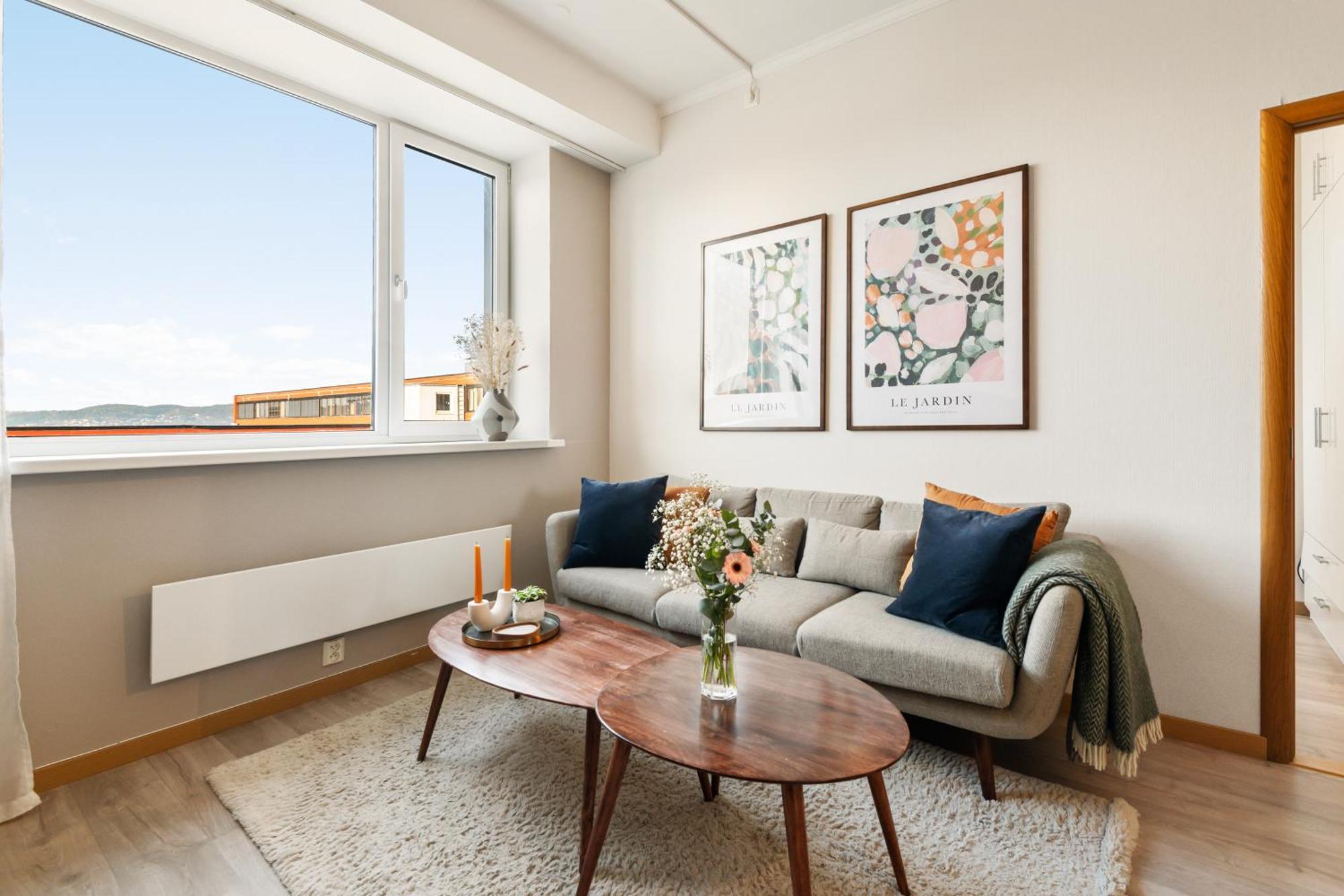 Apartment 3-roms I Hjertet Av Sandviken