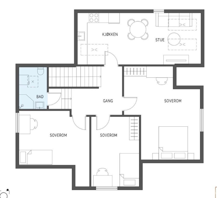 Apartment Near Sentrum For Up To 8 People