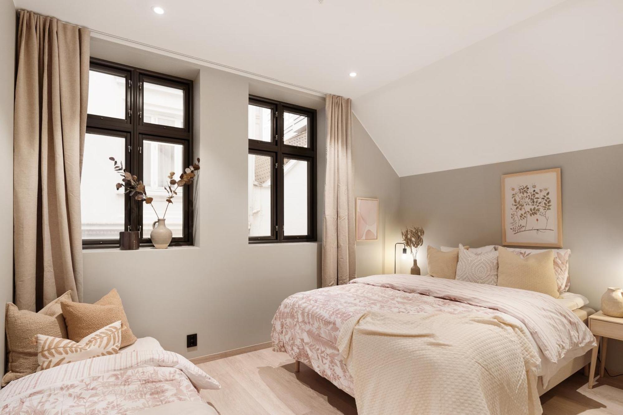 Luxurious In The Heart Of With Private Parking Villa Bergen