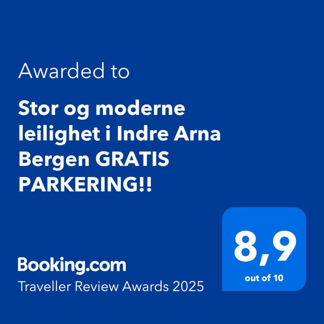 Stor Og Moderne I Indre Arna Gratis Parkering!! Leilighet