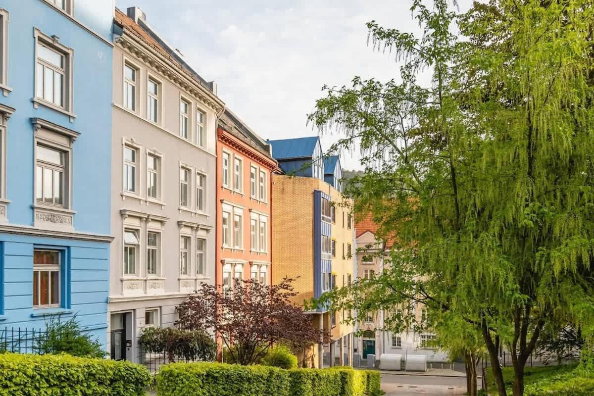 Dinbnb I Characteristic Townhouse With Bathtub Lägenhet Bergen