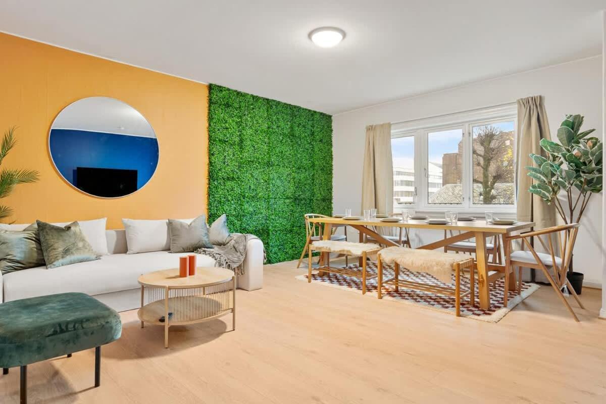 Apartment Dinbnb L Free Parking L 5 Min From Torget L Nearby Coast I Newly Furnished