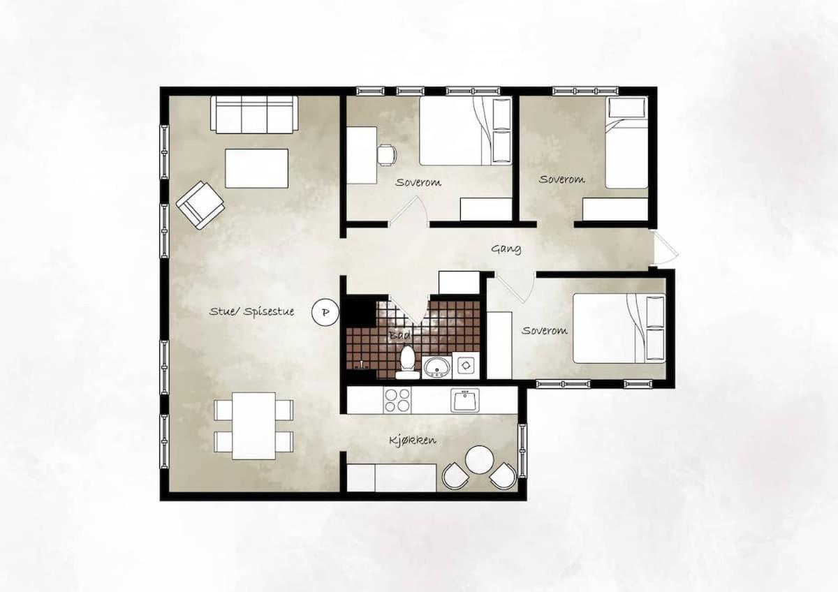 Dinbnb - Idyllic Location - 3 Bedroom Bergen