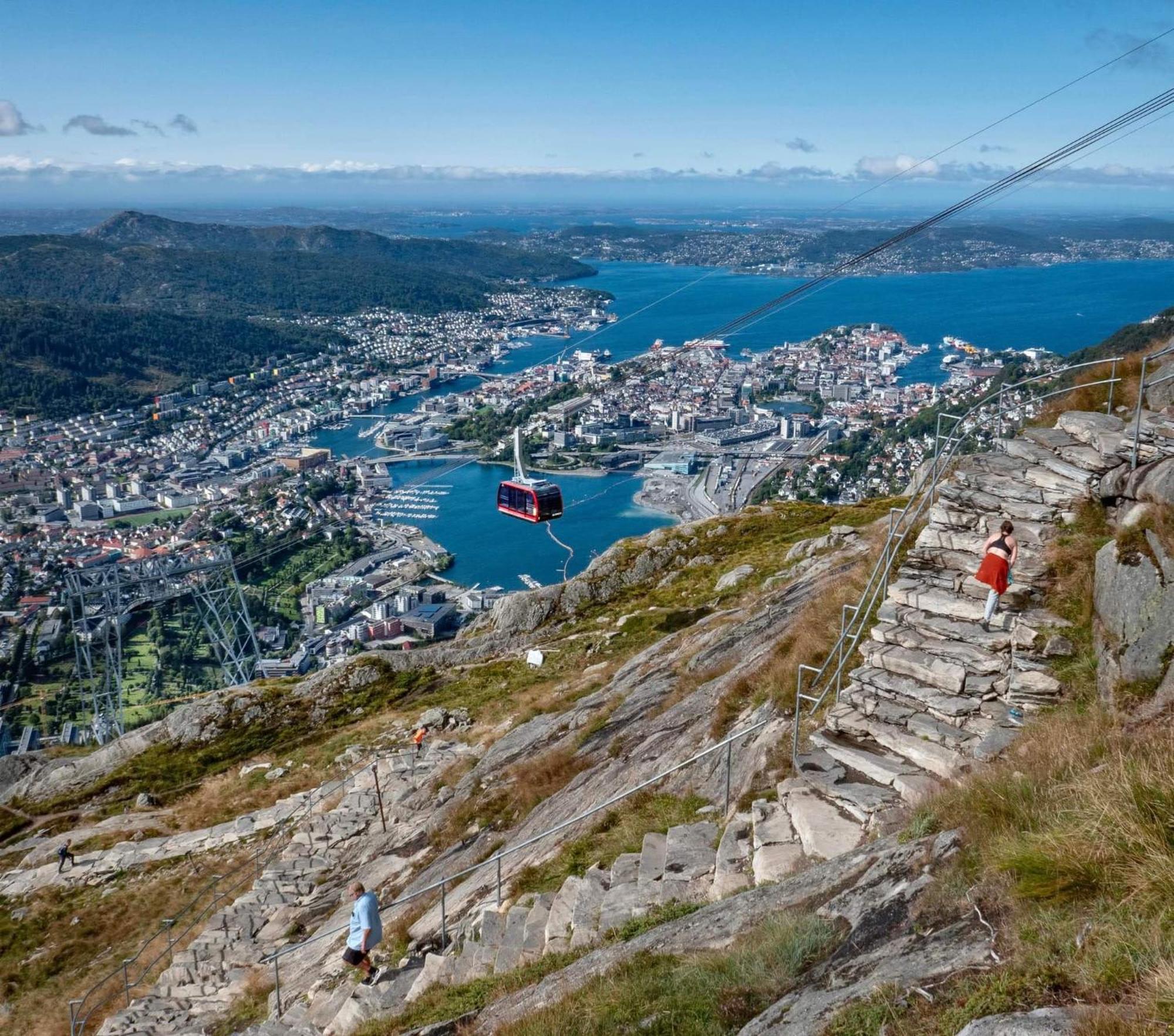 On The Footstep Of Mount Ulriken Bergen