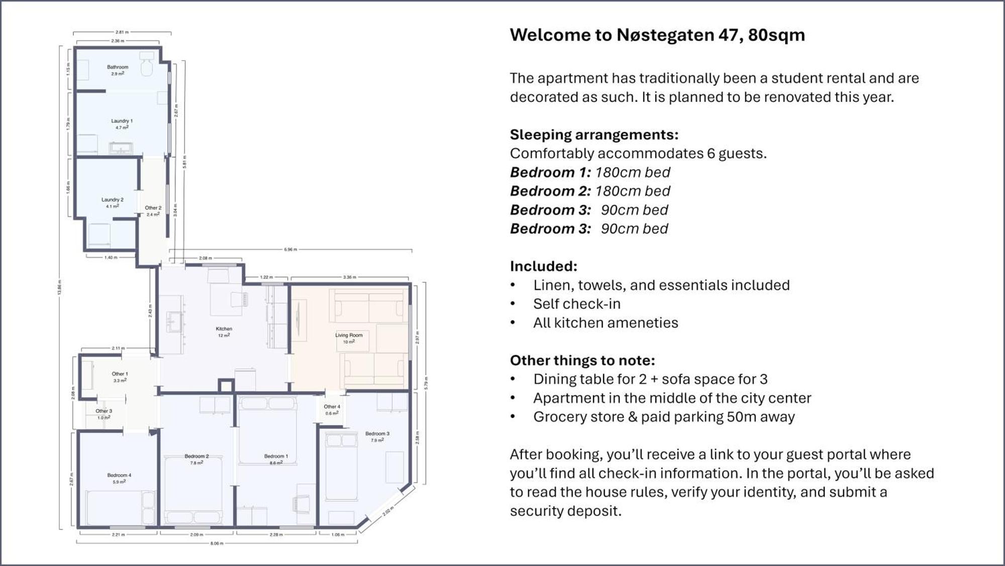 Apartment 3ng47 - Cheap 4br Bergen
