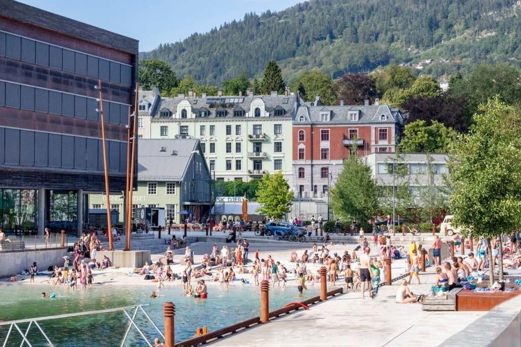 Nydelig Toppleilighet Med Terrasse Midt I Sentrum * Bergen
