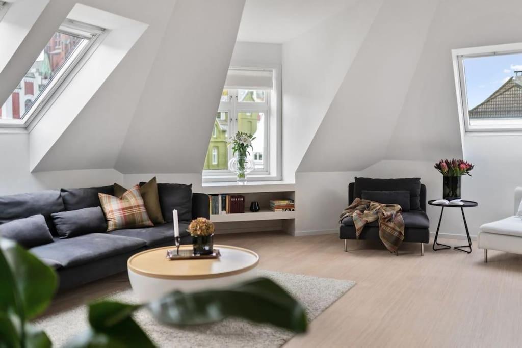 Apartment Nydelig Toppleilighet Med Terrasse Midt I Sentrum