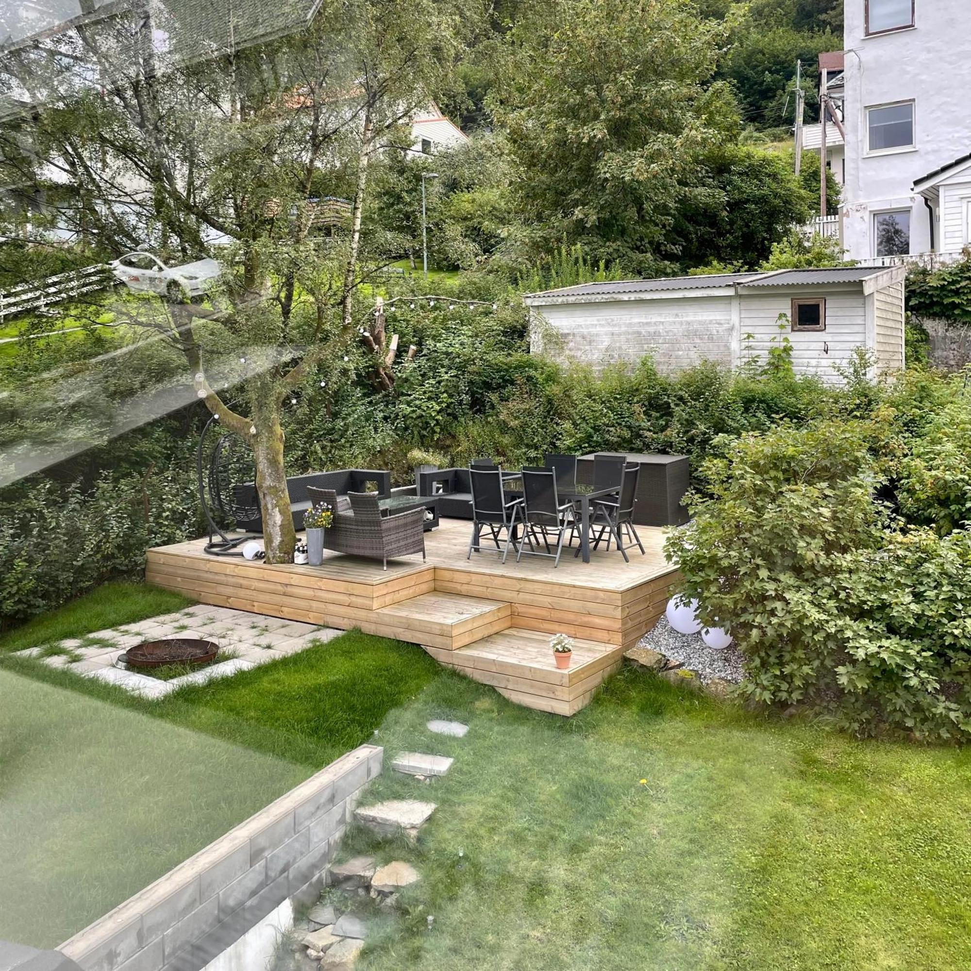 Private With A View And Garden - 12 Min From The Center Apartment Bergen